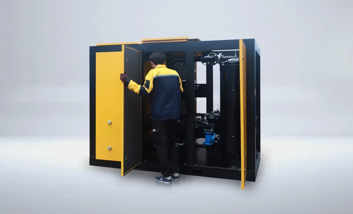 55KW kilowatt 75hphp dual -class low -pressure screw air compressor — изображение 7